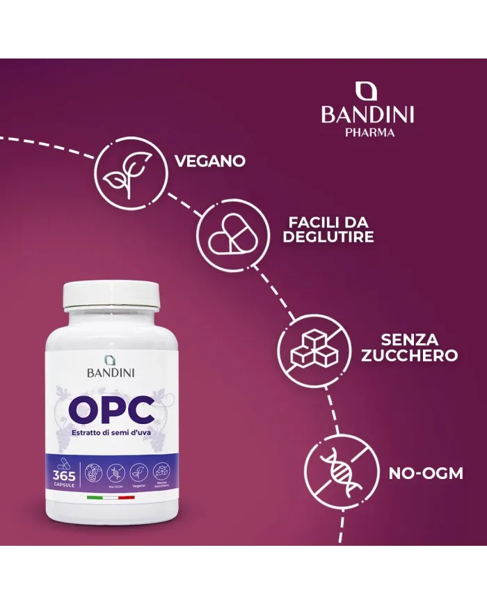 OPC Estratto di Semi d'Uva - 365 Capsule
